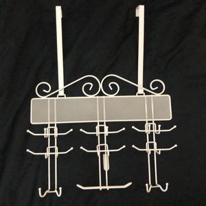 Over the door, jewelry holder